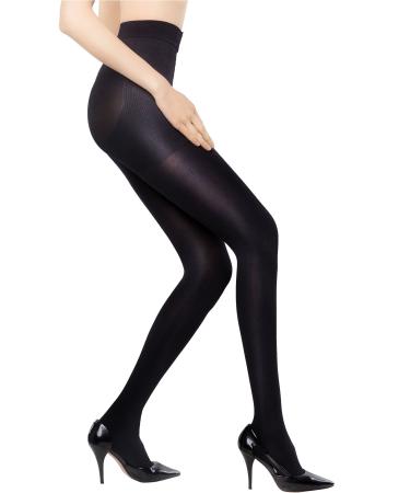 +MD 15-20mmHg Women's Graduated Compression Pantyhose Medical Quality Ladies Support Stocking BlackM M/Large (Pack of 1) Black