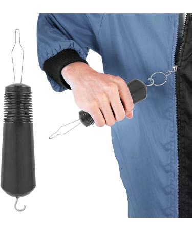 Button Hook with Zipper Pull Button Assist Device Button Hook Dressing Aid with Comfort Wide Grip, Shirt Coat Buttoning Aid Ideal for Limited Dexterity Caused by Arthritis Puller Dressing Aid