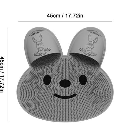 Buy KMOCEPLY Rabbit Foot Rubbing Artifact - Silicone Bath Mat & Foot Scrubber - Anti-Slip Shower Massage Pad for Ultimate Relaxation - Buy Online on GoSupps.com