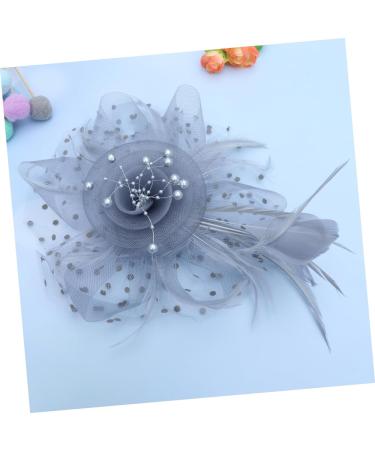 DRESSOOS 1 Set Hair Clip Hair Pin Tiara Hair Barrettes Gauze Cloth Headdress Hat Hairpin Hair Hoops Elegant Barrette Bride Linen Yarn Grace - Buy Online on GoSupps.com