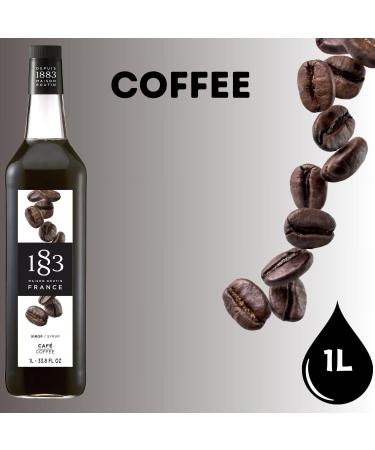 1883 Maison Routin France Syrup Pick N Mix - Choose From 100+ Flavours for Coffee Hot Chocolate Mocktails Iced Tea Cocktails Desserts Milkshakes - Pack of 4 x 1Ltr - Buy Online on GoSupps.com