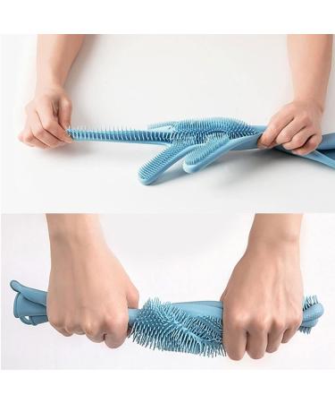 Oven Mitts Heat Resistant Silicone Cleaning Gloves Kitchen Oven Gloves Waterproof Housework Gloves Laundry Dish Scrubbing Pot Cleaning Fruit Gloves 2pcs for Grilling/Cooking/Baking/BBQ (Color : A) - Buy Online on GoSupps.com