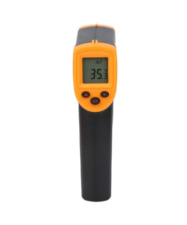 HW600 Non Contact Thermometer ABS Plastic for Cooking Automobile Maintenance HVAC Fire Protection Electrical Engineering and Other Hot(Yellow)