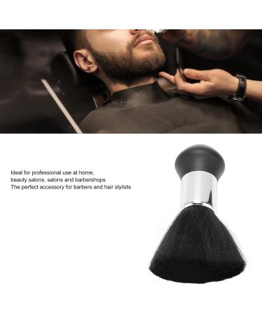 Black Neck Duster Brush Easy Using Hair Cutting Brush for Face Neck Cleaning Soft Comfortable Neck Face Dust Brush with Ergonomic Handle Practical Barber Brush for Home Salon - Buy Online on GoSupps.com