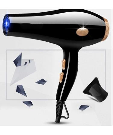 Hair Dryer 2000W Professional Hair Dryer with Concentrator Nozzle Heating Negative Ion Hair Dryer Cooling Button 2 Speed and 3 Heat Settings - Buy Online on GoSupps.com