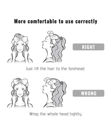 DDSHUN 3-Piece Makeup Hair Band Set | Bowknot Headbands for Yoga Spa & Sports | Elastic Hair Wraps in White Gray & Black - Buy Online on GoSupps.com