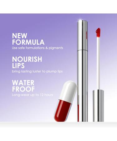 Brillant L vres 10 Pi ces De Rouges L vres Pour Femmes | Rouge Longue Tenue Kit de Maquillage pour Maison D placements Mariage Voyage Quotidien Femmes et Filles - Buy Online on GoSupps.com