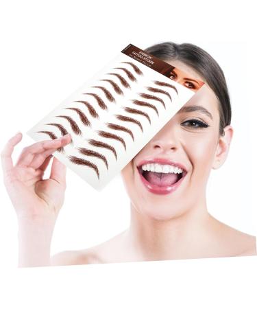 DRESSOOS 5 Sheets eyebrows makeup sticker eyebrow stickers fake eyebrow stickers sticker - Buy Online on GoSupps.com