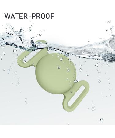 Airtag Dog Collar Pet Silicone Protective Case for GPS Tracking Finder Protective Cover Compatible with Apple Airtag Safety and Anti-lost (Matcha green+Lavender Middle) Matcha green+Lavender Middle - Buy Online on GoSupps.com