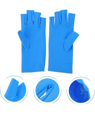 MERRYHAPY 1 Pair Nail Gloves UV Shield Gloves Manicure Gloves Fingerless Gloves Manicure Tools Gloves Fingerless Mitts Sunscreen Gloves Nail Art Tools Anti-uv Gloves 20X8X0.4CM - Buy Online on GoSupps.com