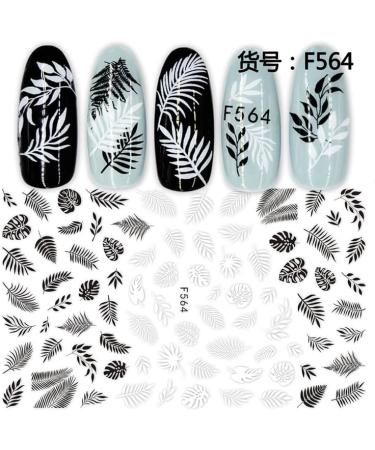 10 Sheets Geometry Nail Art Stickers Decals Self-Adhesive Black Irregular Shaped Nail Supplies Nail Art Design Decoration Accessories - Buy Online on GoSupps.com