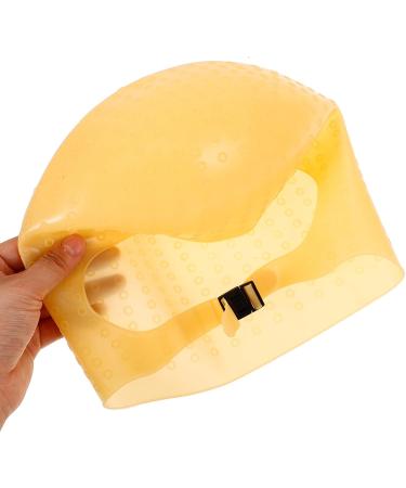 Lot de 2 Bonnets M ches en Silicone Doux Marron et Blanc avec Aiguille Crochet M tallique Bonnet de D coloration Capillaire Perfor R utilisable Outil Professionnel pour - Buy Online on GoSupps.com