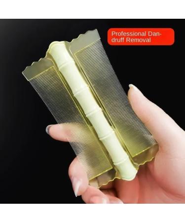 Double-Sided Head Lice Comb | Detachable Narrow Fine Tooth | Flea & Dandruff Removal Tool - Green - Buy Online on GoSupps.com