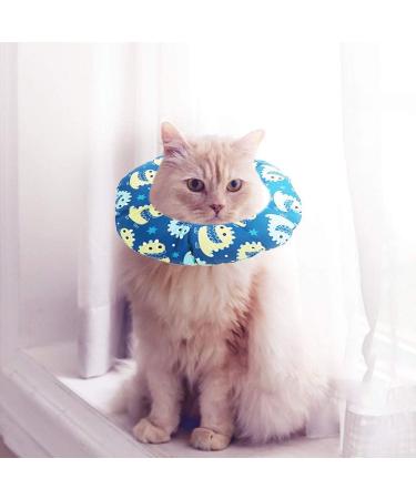 Kitchen-Dream Soft Cat Collar - Cute Anti-Bite Neckband for Pets | Wound Healing Collar in Blue - Buy Online on GoSupps.com