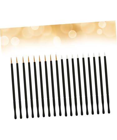 BIUDECO 100pcs Gel Eyeliner Brush White Eye Liner Eye Makeup Tools Liquid Eyeliner Eye Shadow Brush Make up 10*0.5cm As Shown - Buy Online on GoSupps.com