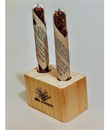 Tooludic Gift Wumsaltz cube with Sal de Gusano 2 x 4 g with name engraving according to the customers wishes