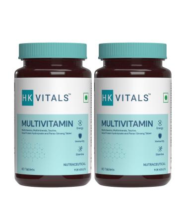 YANG Multivitamin for Men and Women With Zinc Vitamin C Vitamin D3 Multiminerals and Ginseng Extract Enhances Energy Stamina & Immunity 120 Multivitamin Tablets