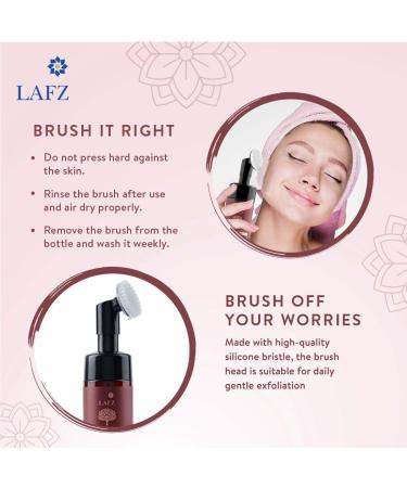 Lafz Apple Cider Vinegar Foaming Face Wash - Deep Cleansing Brush for Men & Women | 100 ml - Shop Internationally - Buy Online on GoSupps.com