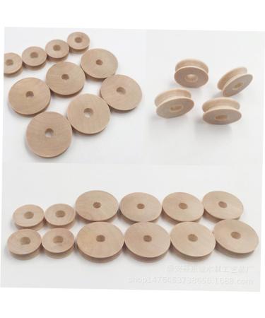 COHEALI 20pcs Wheels for Car Accesorios Para Autos Car Accessory Wood Wheels Accessories Car Wood Toy Picture 1 Size 1 - Buy Online on GoSupps.com