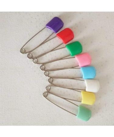 Supvox 50 Pcs Plastic Head Baby Diaper Safety Pins Baby Safety Pins Diaper Pins Safety Locking Baby Cloth Diaper Nappy Pins - Buy Online on GoSupps.com