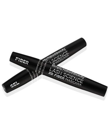 3D Lash Fiber Mascara Dark Brown - Water Resistant Lengthening Tubing Mascara for Volume - Non Toxic Hypoallergenic - Buy Online on GoSupps.com