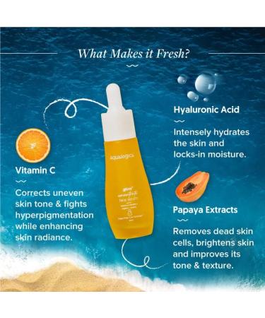 Glow+ Concentrate Face Serum | Radiance Serum with Vitamin C & Papaya | Hydrating & Fragrance-Free | All Skin Types | 1.01 Fl Oz/30ml - Buy Online on GoSupps.com