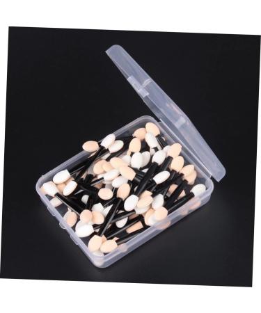 Didiseaon 100 Pcs Makeup Brush Oval Eyeshadow Brush Dual Sided Eyeshadow Brush Eye Shadow Brush Mini Set Size 2 Black - Buy Online on GoSupps.com