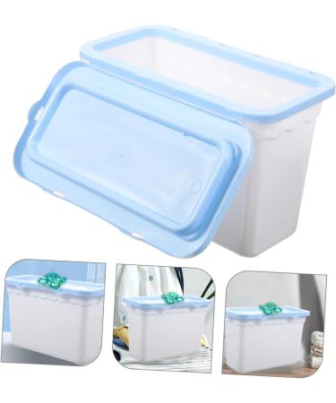 HOMSFOU 6pcs Laundry Pod Box Bead Laundry Detergent Container Laundry Dispenser Laundry Detergent Dispenser Laundry Scent Laundry Container Plastic Clothing White Sheet White 18X12X9.4CM - Buy Online on GoSupps.com