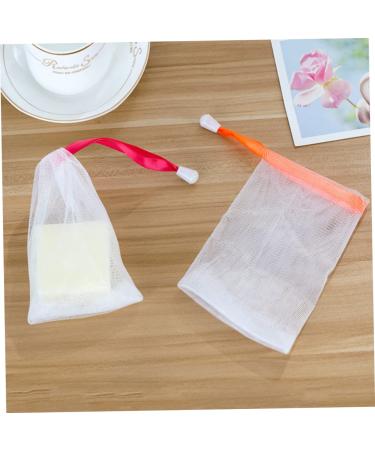 NOLITOY Soap Mesh Pouch - Exfoliating Soap Saver Bag for Handmade Soap & Bath | Bubble Net Bath Flower - Japan Cleansing Accessory - Buy Online on GoSupps.com