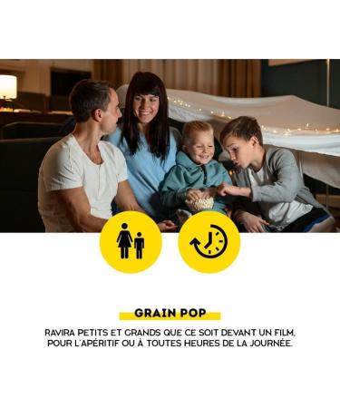 Microwave Popcorn - Popping Corn Kernels - Grain POP 10 Boxes Vanilla and Caramel Flavors - Made in France - Sa - Buy Online on GoSupps.com