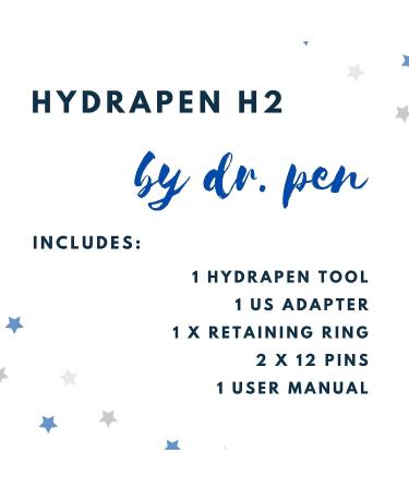 Dr Pen H2 Automatic Serum Applicator Home Kit - 2 x 12 PIN 0.25mm Cartridges - Buy Online on GoSupps.com