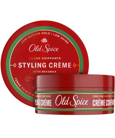 Old Spice, Hair Styling Crème for Men LowMedium HoldLow Shine 2.22 Each Twin Pack NEW Formula, 4.44 Fl Oz New Version