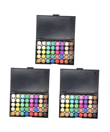 TOVINANNA 3pcs 40 Eyeshadow Powder Eyeshadow Pallet Eye Shadow Palettes Makeup Palette Pearlescent