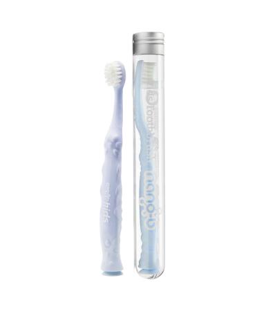 Nano-b children's toothbrush silver impregnated bristles blue handle