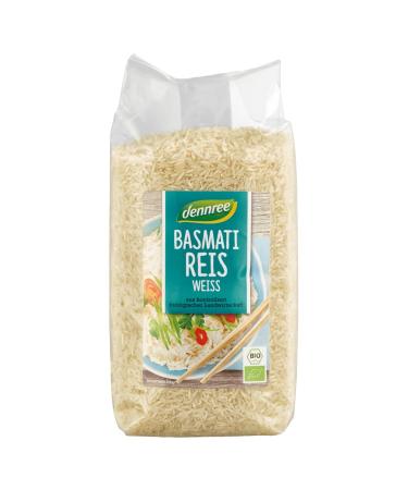 dennree dennree Organic Basmati Rice 1 kg White