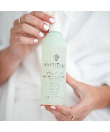 Hairitage Heat Protectant Spray - Protects Up to 450 F | Hydrates & Strengthens All Hair Types - Buy Online on GoSupps.com