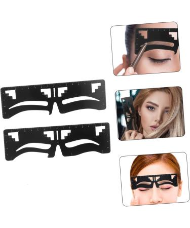Balacoo 2pcs Eyebrow Ruler Eyebrow Stencil Makeup Gadgets Mini Eyebrow Auxiliary Ruler Make up Eyebrow Card - Buy Online on GoSupps.com