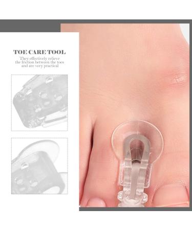 Healeved Relief Bunion Spacers - 4 Pairs | Toe Separator Gel Pad for Men & Women - Hammer Splint, Overlapping, Cramps, Breathable Design - Buy Online on GoSupps.com