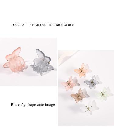 Mini Butterfly Hair Clips for Girls and Women - Cute Tiny Claw Clips for 90s Style Hair Accessories - Perfect for Toddler Girls - Buy Online on GoSupps.com