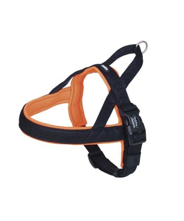 Nobby Norwegian harness mesh preno neon orange L: 60-76 cm + 46 cm B: 25/35 mm 1 piece neon orange L (L: 60-76 cm + 46 cm B: 25/35 mm)