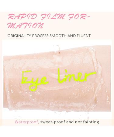Colored Liquid Eye Liner Waterproof Fluorescent Eye Liner Face Glitter - UV Neon Pigmented Graphic Liners Face & Body Painting Liner Festival Makeup Kit for Women Girls - Buy Online on GoSupps.com