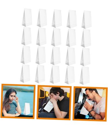 50Pcs Disposable Vomit Bags - Portable and Waterproof Emesis Bags for Carsickness, Travel, and Sports - Buy Online on GoSupps.com