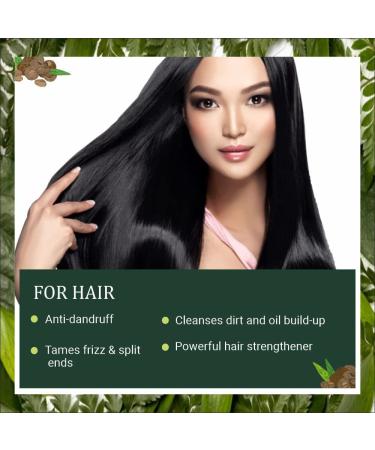 Organic Reetha Powder for Dandruff Removal - INDUS VALLEY BIO - Buy Online on GoSupps.com