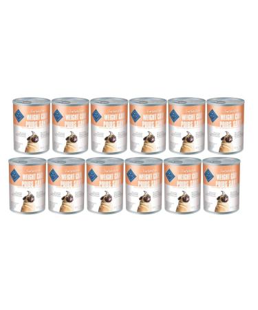 Blue Buffalo True Solutions Natural Adult Wet Dog Food Weight Care 354g cans (Pack of 12) Weight Care Wet Dog Food