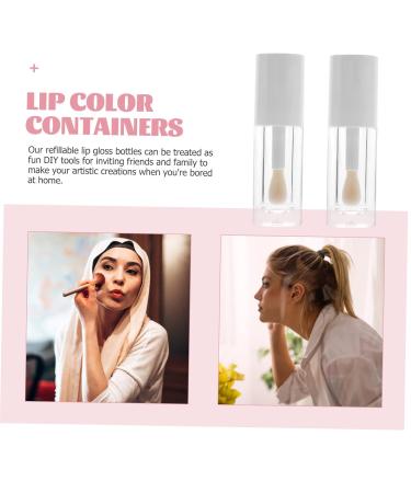 Buy FRCOLOR 12pcs Lipstick & Lip Gloss Tubes - White Cosmetic Containers for International Shipping - Buy Online on GoSupps.com