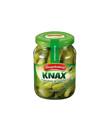 Sweet and sour cucumbers Knax 370 gr. - Hengstenberg