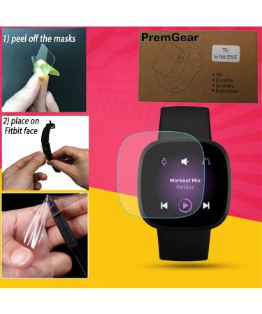 Fitbit Versa 2 Health and Fitness Smart Watch Bundle - Petal/Copper Rose with Heart Rate Monitor, S & L Bands, Screen Protectors, Charger, Wall Adapter, and Cloth - Buy Online on GoSupps.com