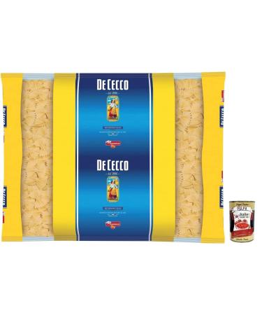 Italian Gourmet E.R. De Cecco Farfalle Pasta di Semola di Grano Duro (Durum Wheat Semolina Pasta) 3 kg + Italian Gourmet Polpa di Pomodoro 400 g