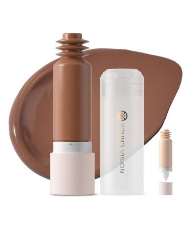Long wear Liquid Foundation - Unique Downward Dispensing Design Smooth Texture Quick Drying Formula Lightweight & Bright Finish Ideal Base de Maquillaje for Flawless Skin (#06 1.35fl.oz./40ml) 40 ml (Pack of 1) #06