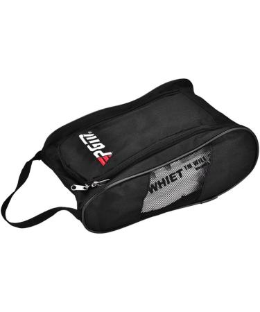 Portable Breathable Golf Shoes Bag - Black Golf Storage Accessories for Travel & Sports - Buy Online on GoSupps.com